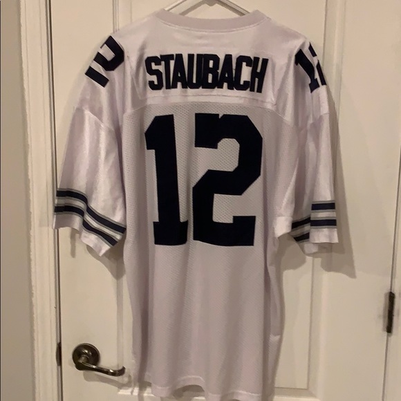 mitchell and ness roger staubach jersey